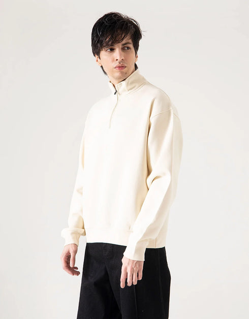 ZIPPER MOCK NEXT SWEATSHIRT